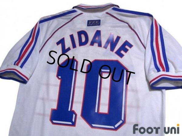 Photo4: France 1999 Away Shirt #10  Zinedine Zidane (4)