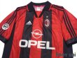 Photo3: AC Milan 1998-1999 Home Shirt #3 Maldini Lega Calcio Patch/Badge (3)