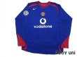 Photo1: Manchester United 2005-2006 Away Long Sleeve Shirt #10 Van Nistelrooy Champions League Patch/Badge (1)