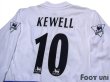 Photo4: Leeds United AFC 2002-2003 Home Long Sleeve Shirt #10 Kewell The F.A. Premier League Patch/Badge (4)