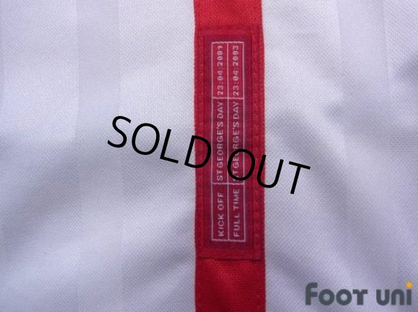 Photo6: England 2002 Home Shirt (6)