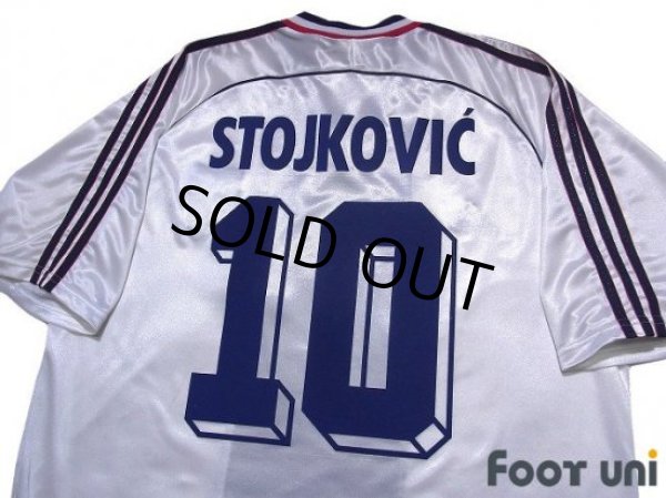 Photo4: Yugoslavia 1998 Away Shirt #10 Stojković (4)
