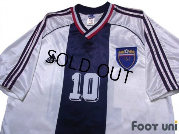 Photo3: Yugoslavia 1998 Away Shirt #10 Stojković (3)