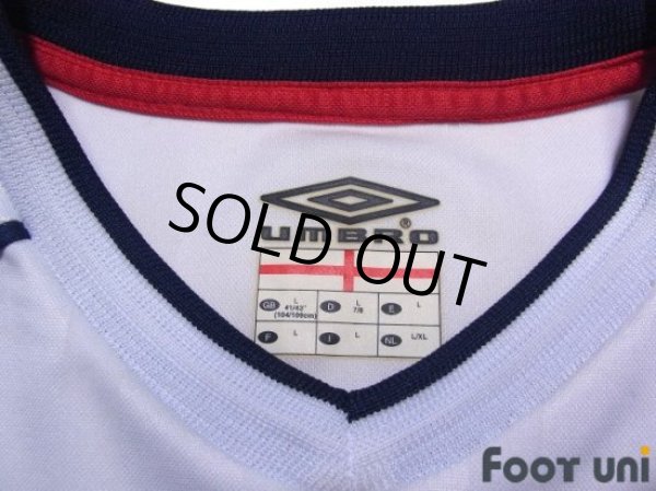 Photo4: England 2002 Home Shirt (4)