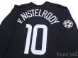 Photo4: Manchester United 2003-2005 Away Long Sleeve Shirt #10 van Nistelrooy Champions League Patch/Badge (4)