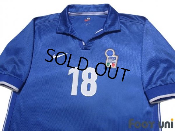 Photo3: Italy 1998 Home Shirt #18 Roberto Baggio (3)