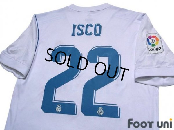 Photo4: Real Madrid 2017-2018 Home Shirt #22 Isco FIFA World Champions 2016 Patch/Badge (4)