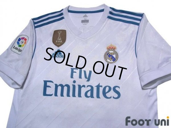 Photo3: Real Madrid 2017-2018 Home Shirt #22 Isco FIFA World Champions 2016 Patch/Badge (3)