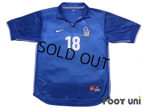 Photo1: Italy 1998 Home Shirt #18 Roberto Baggio (1)