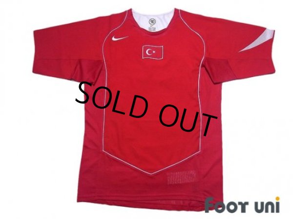 Photo1: Turkey 2004 Home Shirt (1)