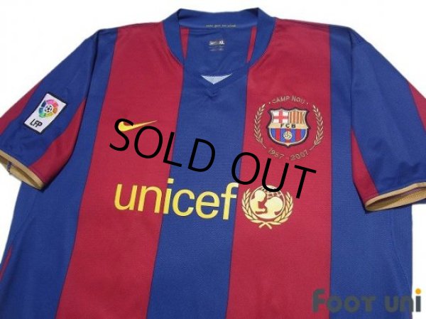 Photo3: FC Barcelona 2007-2008 Home Shirt Camp Nou 50th Anniversary LFP Patch/Badge (3)