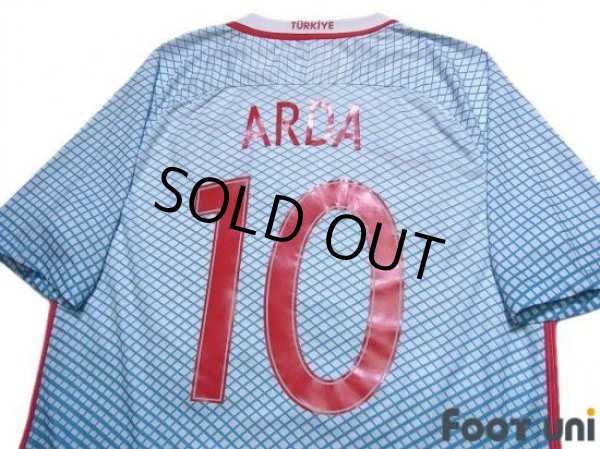 Photo4: Turkey Euro 2016 Away Shirt #10 Arda Turan (4)