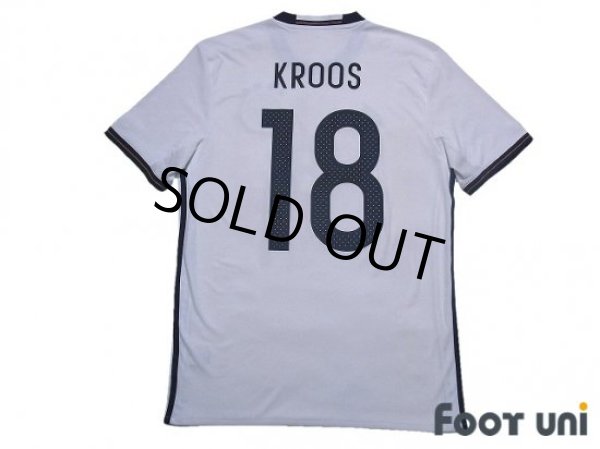 Photo2: Germany Euro 2016 Home Shirt #18 Kroos FIFA World Champions 2014 Patch/Badge (2)