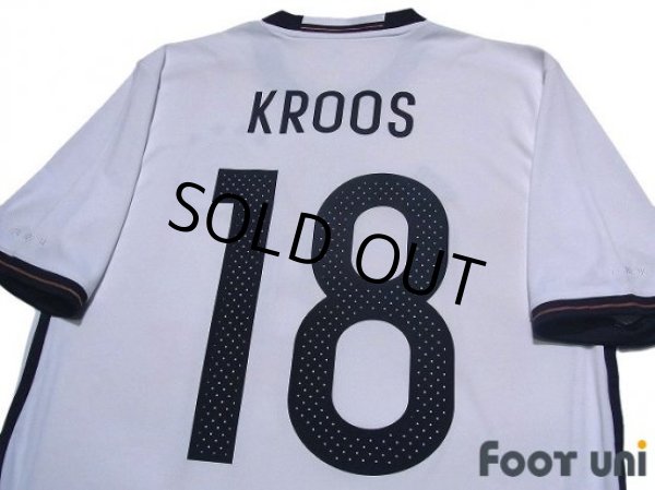 Photo4: Germany Euro 2016 Home Shirt #18 Kroos FIFA World Champions 2014 Patch/Badge (4)