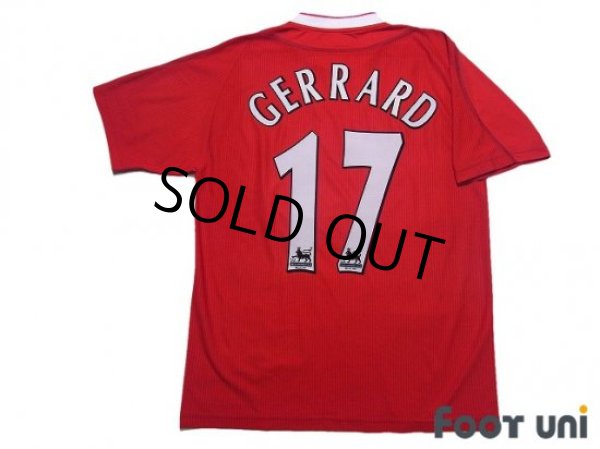 Photo2: Liverpool 2002-2004 Home Shirt #17 Steven Gerrard (2)