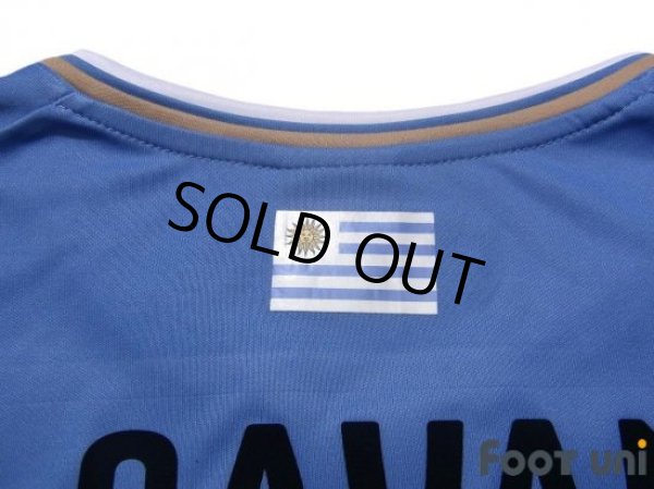 Photo7: Uruguay 2014 Home Shirt #21 Edinson Cavani (7)