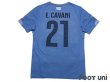 Photo2: Uruguay 2014 Home Shirt #21 Edinson Cavani (2)