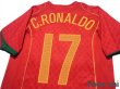 Photo4: Portugal Euro 2004 Home Shirt #17 Cristiano Ronaldo (4)