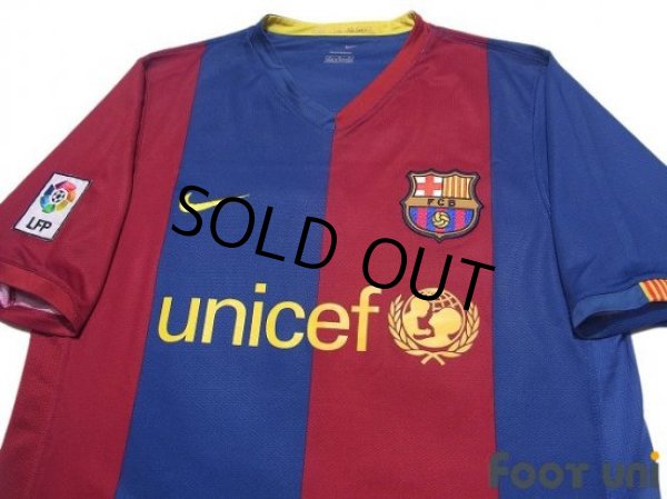 Photo3: FC Barcelona 2006-2007 Home Shirt #10 Ronaldinho LFP Patch/Badge (3)