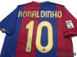 Photo4: FC Barcelona 2006-2007 Home Shirt #10 Ronaldinho LFP Patch/Badge (4)