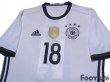 Photo3: Germany Euro 2016 Home Shirt #18 Kroos FIFA World Champions 2014 Patch/Badge (3)