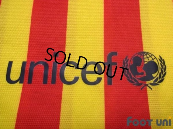 Photo7: FC Barcelona 2013-2014 Away Shirt LFP Patch/Badge (7)