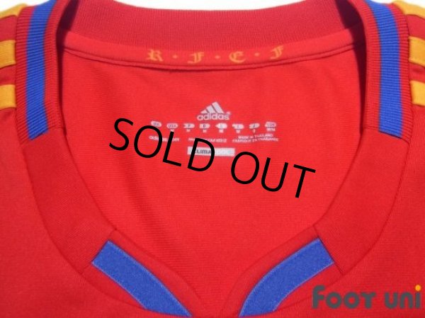 Photo4: Spain 2010 Home Shirt #21 David Silva (4)