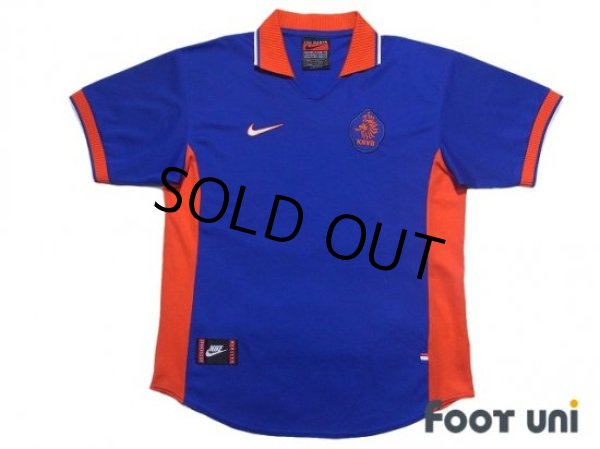 Photo1: Netherlands 1997 Away Shirt (1)