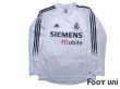 Photo1: Real Madrid 2004-2005 Home Long Sleeve Shirt LFP Patch/Badge (1)