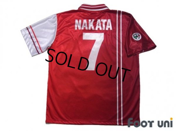 Photo2: Perugia 1998-1999 Home Shirt #7 Hidetoshi Nakata Lega Calcio Patch/Badge (2)