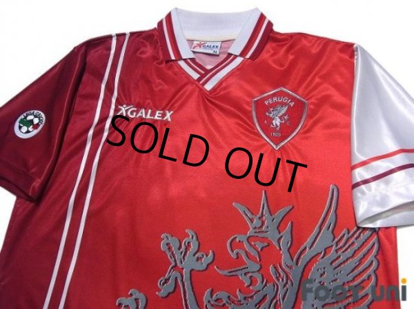 Photo3: Perugia 1998-1999 Home Shirt #7 Hidetoshi Nakata Lega Calcio Patch/Badge (3)