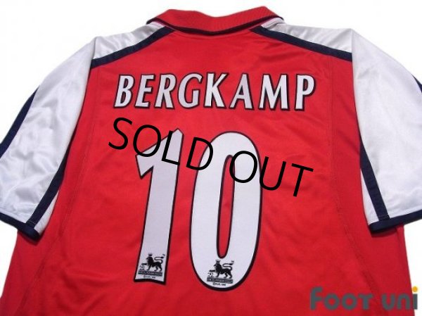 Photo4: Arsenal 2000-2002 Home Shirt #10 Dennis Bergkamp (4)