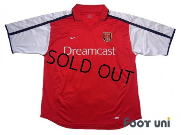 Photo1: Arsenal 2000-2002 Home Shirt #10 Dennis Bergkamp (1)