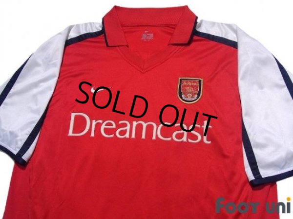 Photo3: Arsenal 2000-2002 Home Shirt #10 Dennis Bergkamp (3)