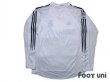 Photo2: Real Madrid 2004-2005 Home Long Sleeve Shirt LFP Patch/Badge (2)