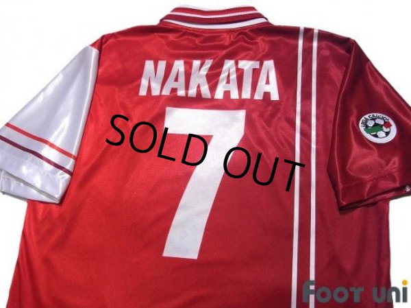 Photo4: Perugia 1998-1999 Home Shirt #7 Hidetoshi Nakata Lega Calcio Patch/Badge (4)