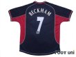 Photo2: Manchester United 2000-2001 Third Shirt #7 Beckham (2)