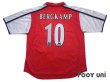 Photo2: Arsenal 2000-2002 Home Shirt #10 Dennis Bergkamp (2)