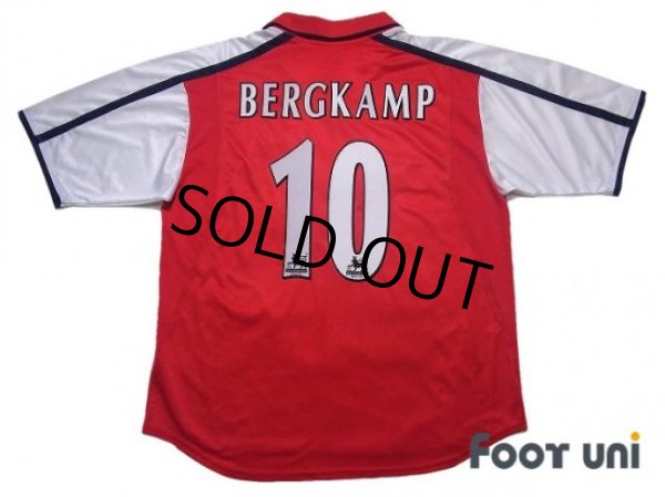 Arsenal 2000-2002 Home Shirt #10 Dennis Bergkamp - Online