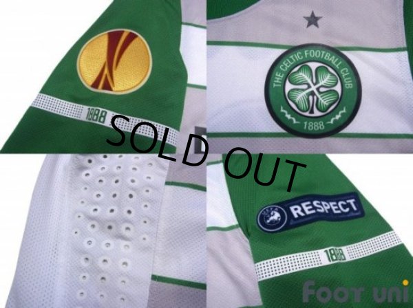 Photo6: Celtic 2011-2012 Away Authentic Long Sleeve Shirt #88 Gary Hooper UEFA Europa League Model (6)