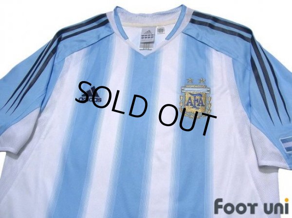 Photo3: Argentina 2004 Home Shirt (3)