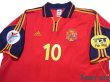 Photo3: Spain Euro 2000 Home Shirt #10 Raul UEFA Euro 2000 Patch/Badge UEFA Fair Play Patch/Badge (3)