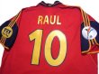 Photo4: Spain Euro 2000 Home Shirt #10 Raul UEFA Euro 2000 Patch/Badge UEFA Fair Play Patch/Badge (4)