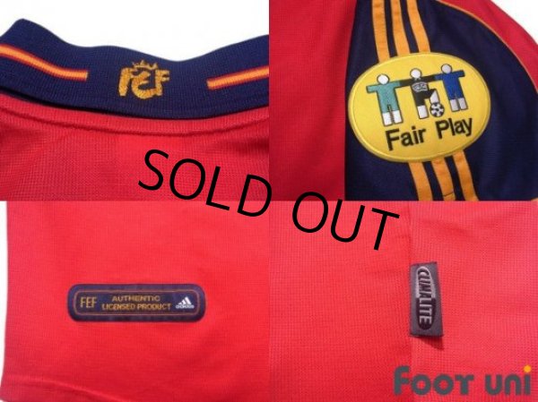 Photo8: Spain Euro 2000 Home Shirt #10 Raul UEFA Euro 2000 Patch/Badge UEFA Fair Play Patch/Badge (8)