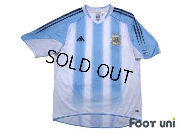 Photo1: Argentina 2004 Home Shirt (1)