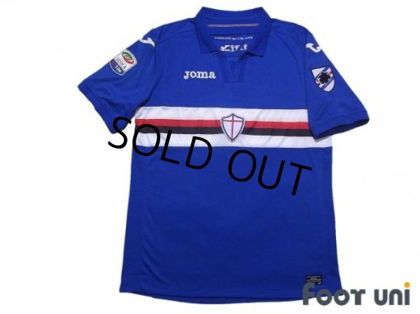 Photo1: Sampdoria 2017-2018 Home Shirt Serie A Tim Patch/Badge (1)