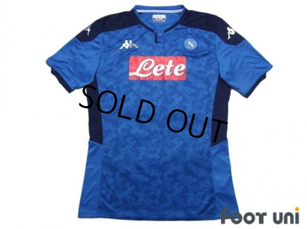 Photo1: Napoli 2019-2020 Home Shirt Champions League model (1)