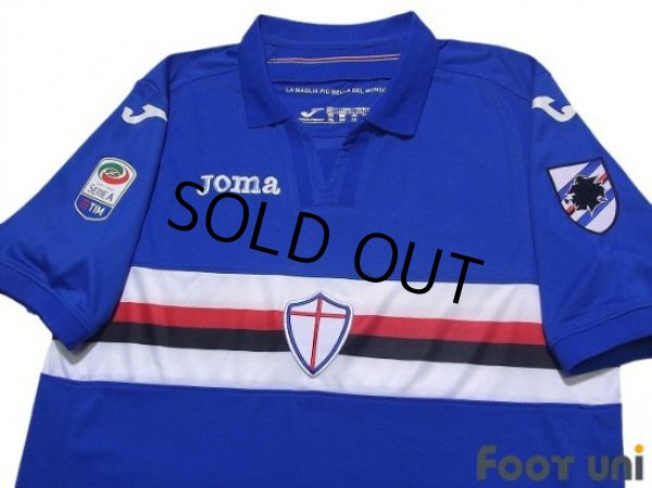 Photo3: Sampdoria 2017-2018 Home Shirt Serie A Tim Patch/Badge (3)