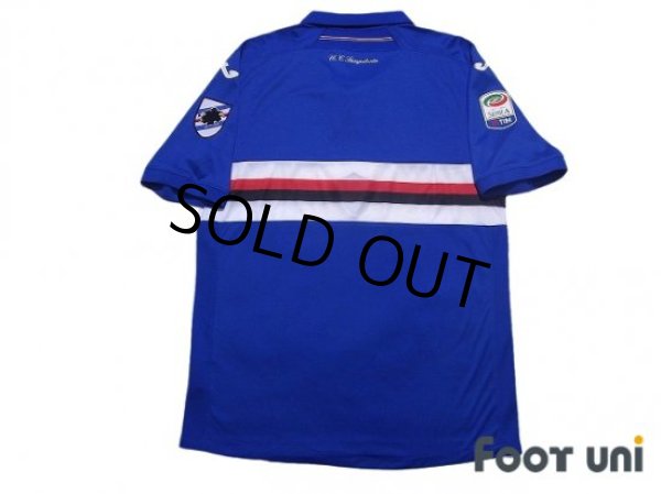 Photo2: Sampdoria 2017-2018 Home Shirt Serie A Tim Patch/Badge (2)