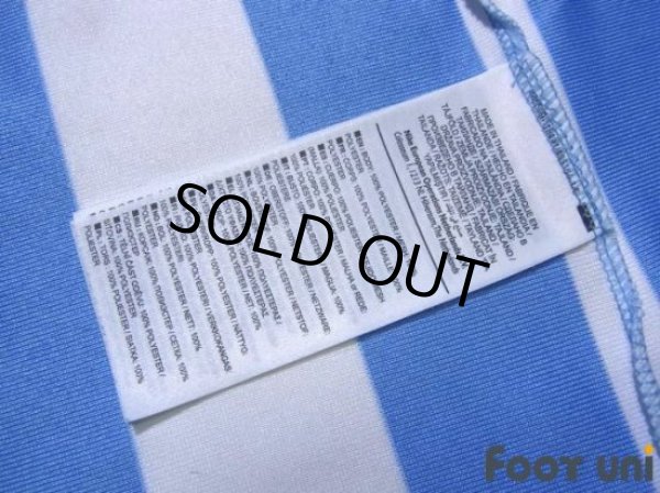 Photo8: Malaga 2014-2015 Home Shirt Jersey 110th Anniversary Model LFP Patch/Badge (8)